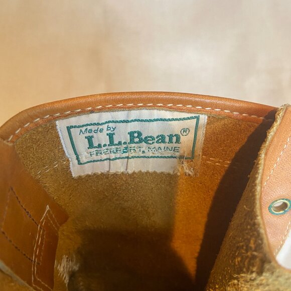 VINTAGE LL Bean Hunting Duck Boots Womens 6 Brown Outdoor Waterproof USA - Picture 3 of 5